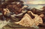 Evelyn De Morgan Port After Stormy Sea Germany oil painting artist